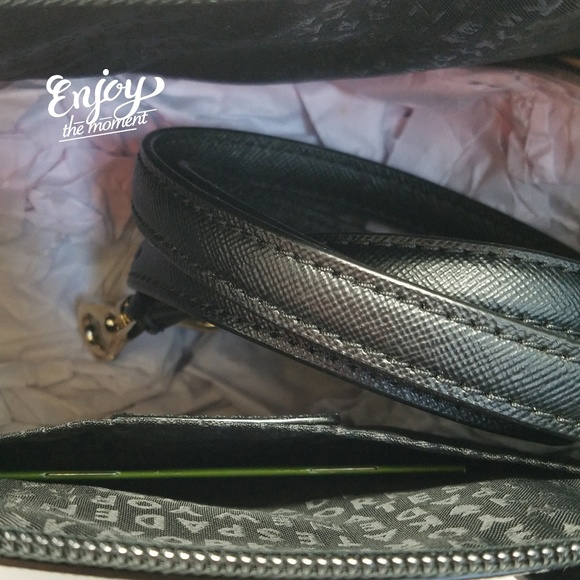 Kate spade ina greta court glitter black crossbody - Picture 5 of 8